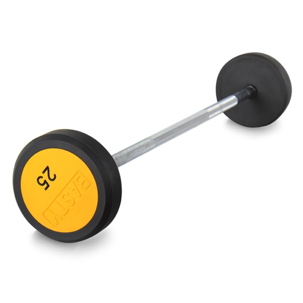 DP05B 小杠鈴 PU彩色標(biāo)貼黑色固定杠鈴生產(chǎn)廠家